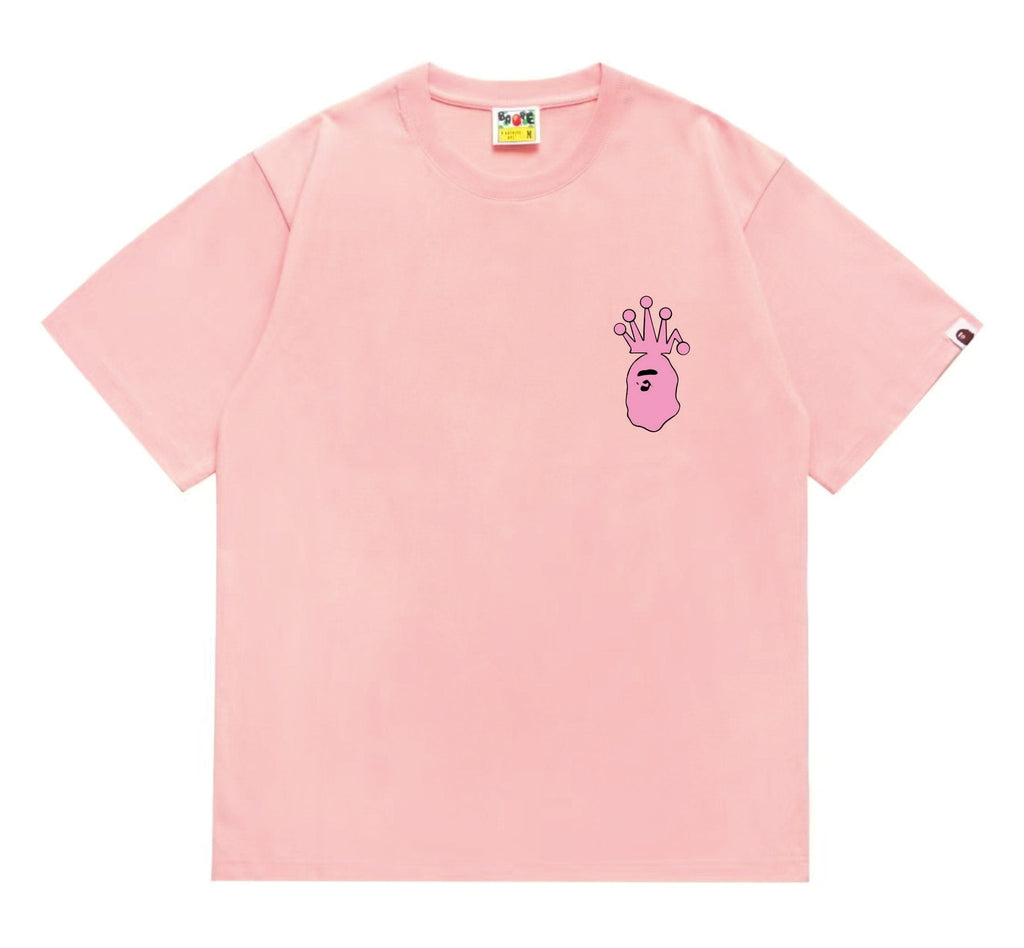 BAPE Crown-Face Graffiti Graphic T-Shirt