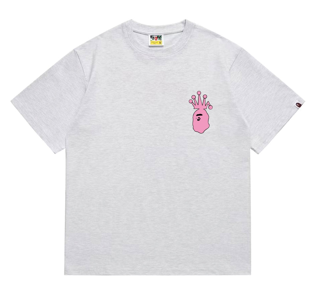 BAPE Crown-Face Graffiti Graphic T-Shirt