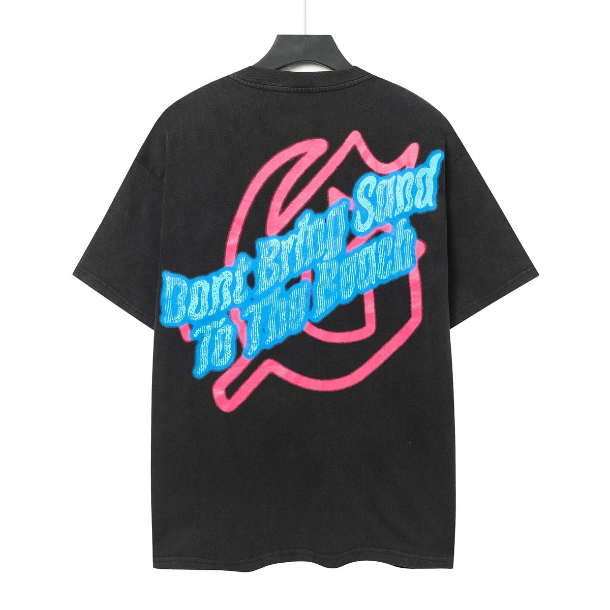 Godspeed Beach Skeleton Graphic T-Shirt