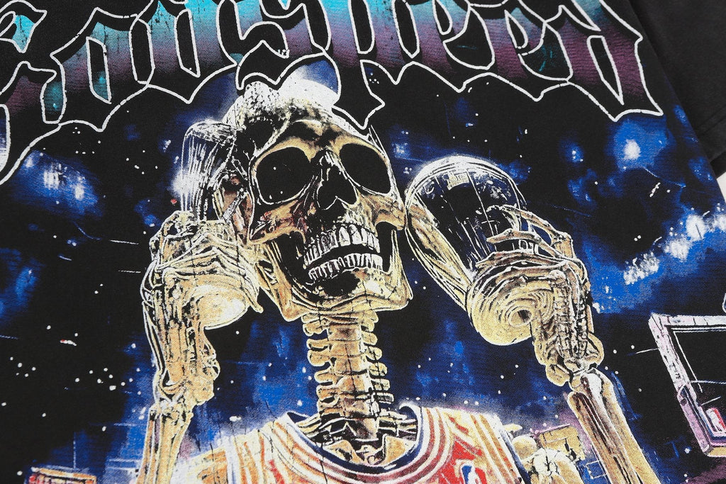 Godspeed Washed Black Graphic T-Shirt