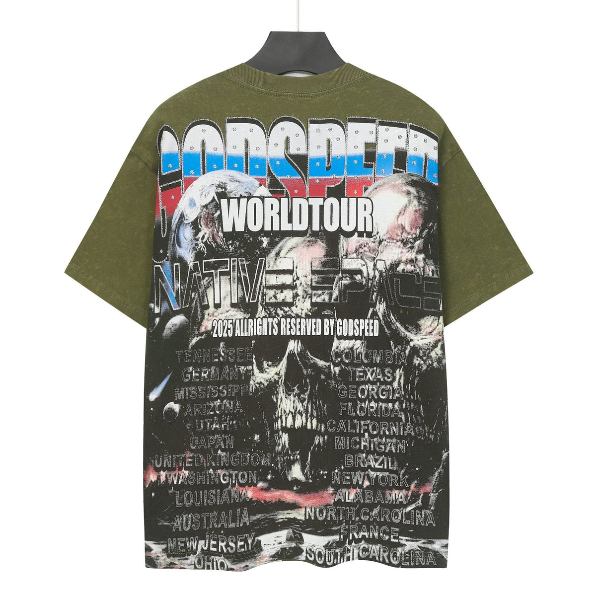 Godspeed World Tour Skull Graphic T-Shirt