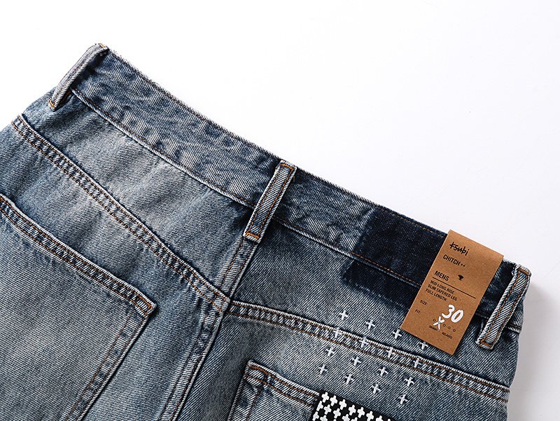 Ksubi Light Blue Straight-Leg Jeans