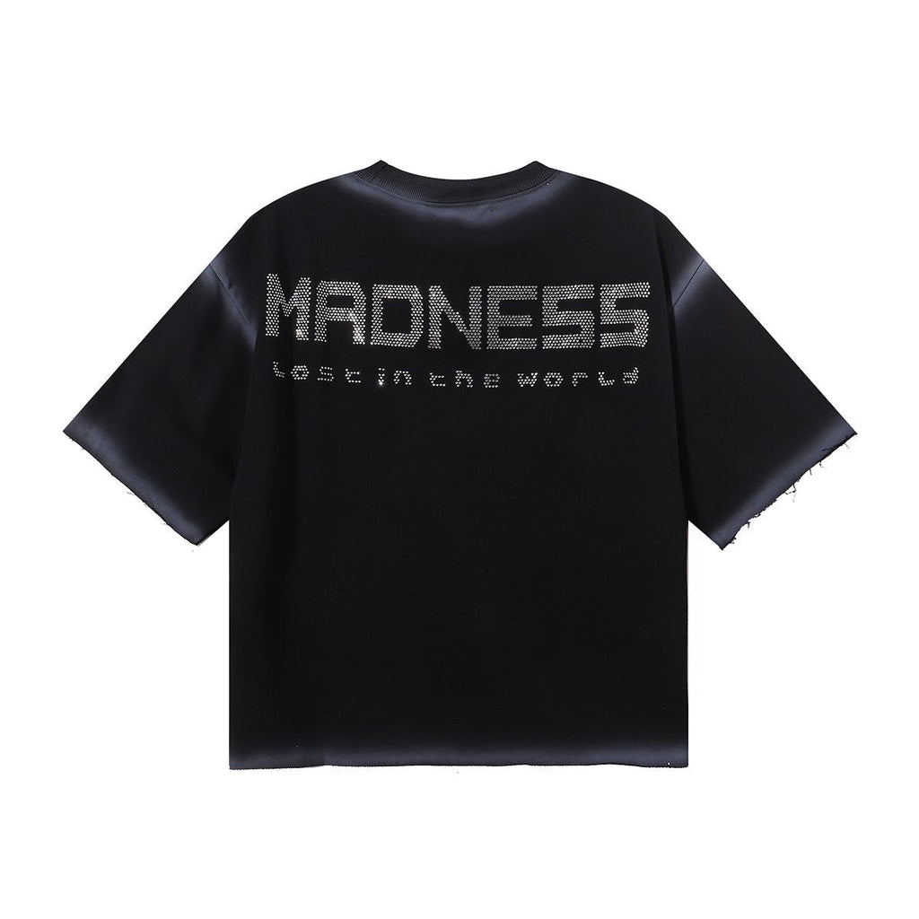 MAJESTIK Carnival Graphic Cropped T-Shirt