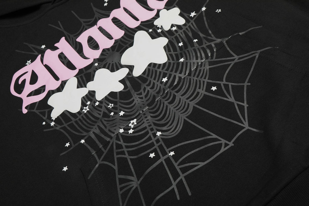 Sp5der Atlanta Spiderweb Graphic Hoodie