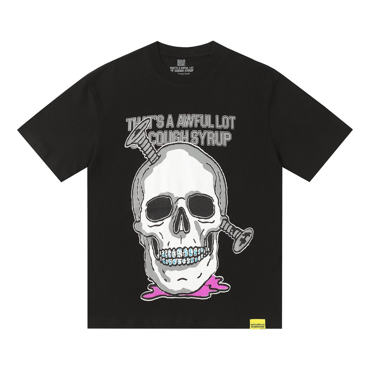 THAT'S A AWFUL LOT OF COUGH SYRUP Skull & Persona Graphic T-Shirt