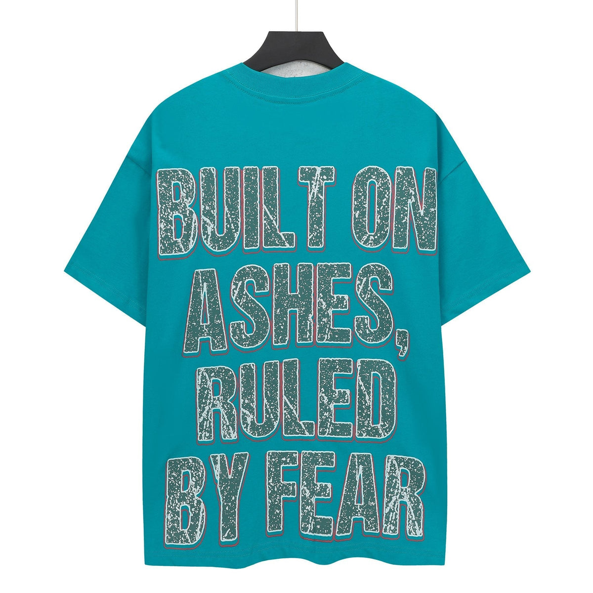Godspeed Teal Skull Graphic Short-Sleeve T-Shirt