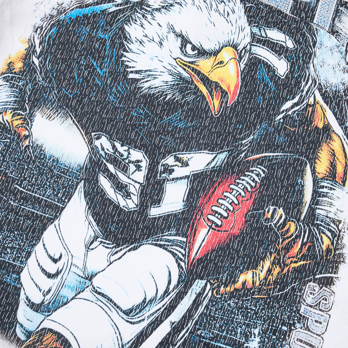 MAJESTIK Football Eagle Graphic T-Shirt