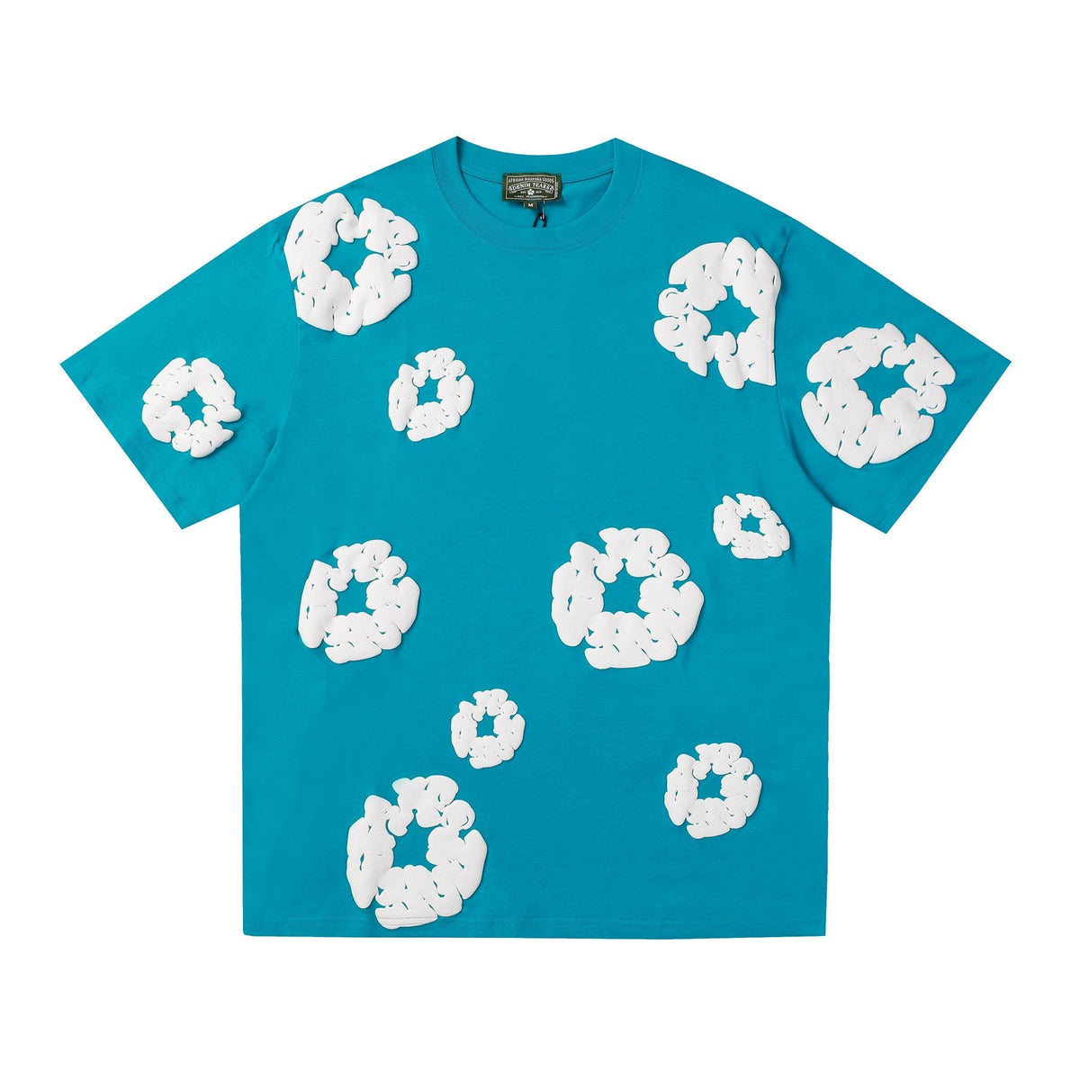 DENIM TEARS All-Over Floral Cloud Graphic T-Shirt