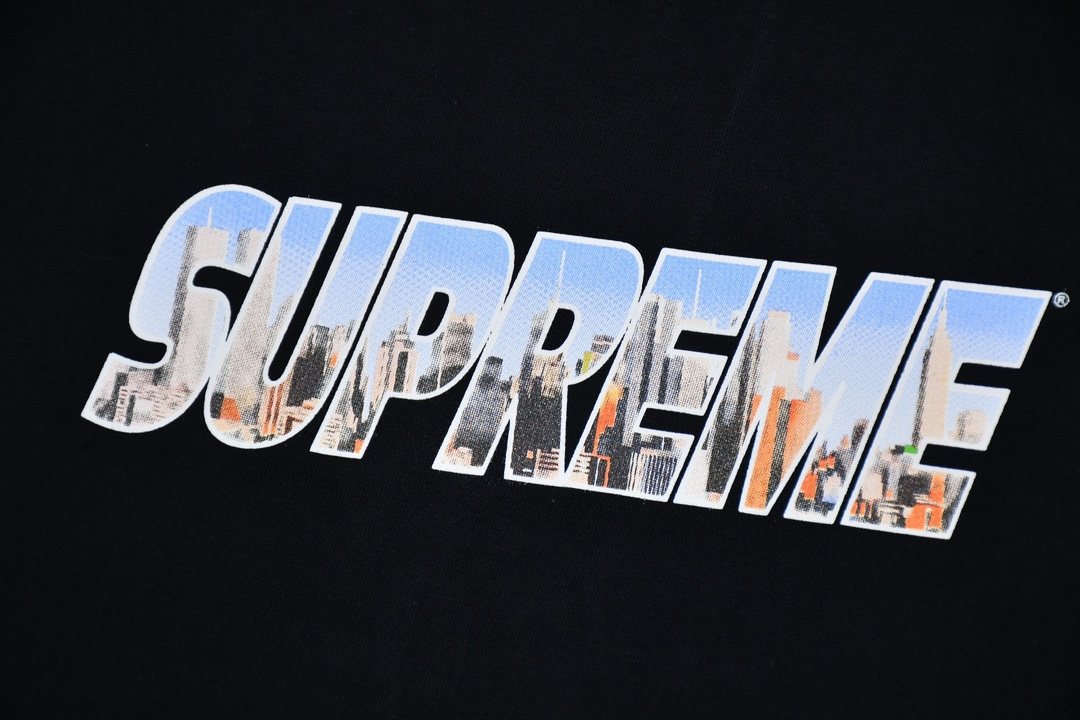 Supreme Gotham Skyline Graphic T-Shirt