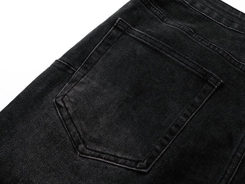 Purple Brand Distressed Washed Flare Jeans