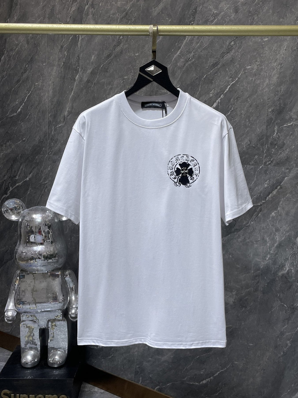 Chrome Hearts Cross Scroll Graphic Short-Sleeve T-Shirt