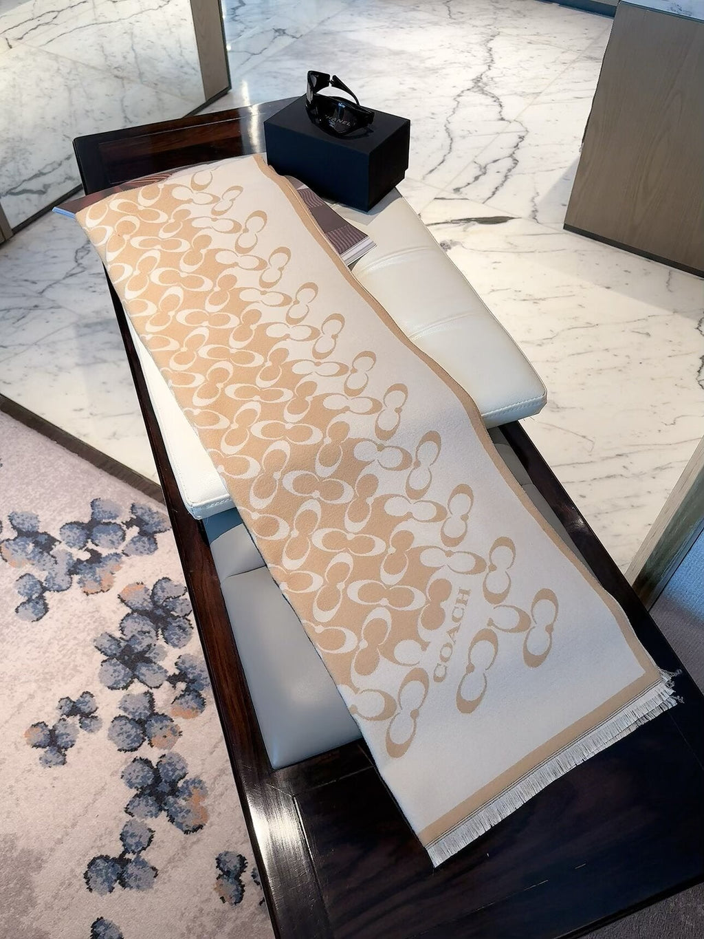 Coach Style Signature C Print Scarf
