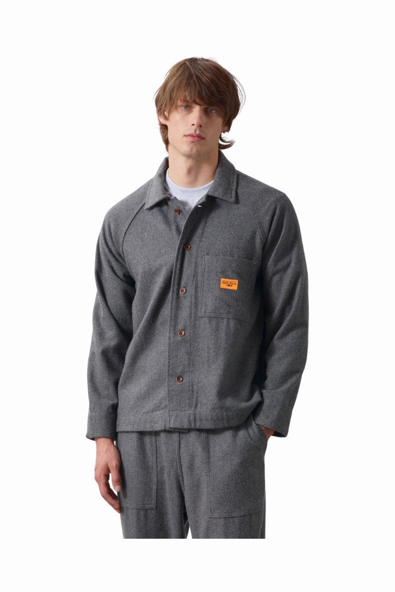 SERVICE WORKS FLANNEL FOH OVERSHIRT Charcoal