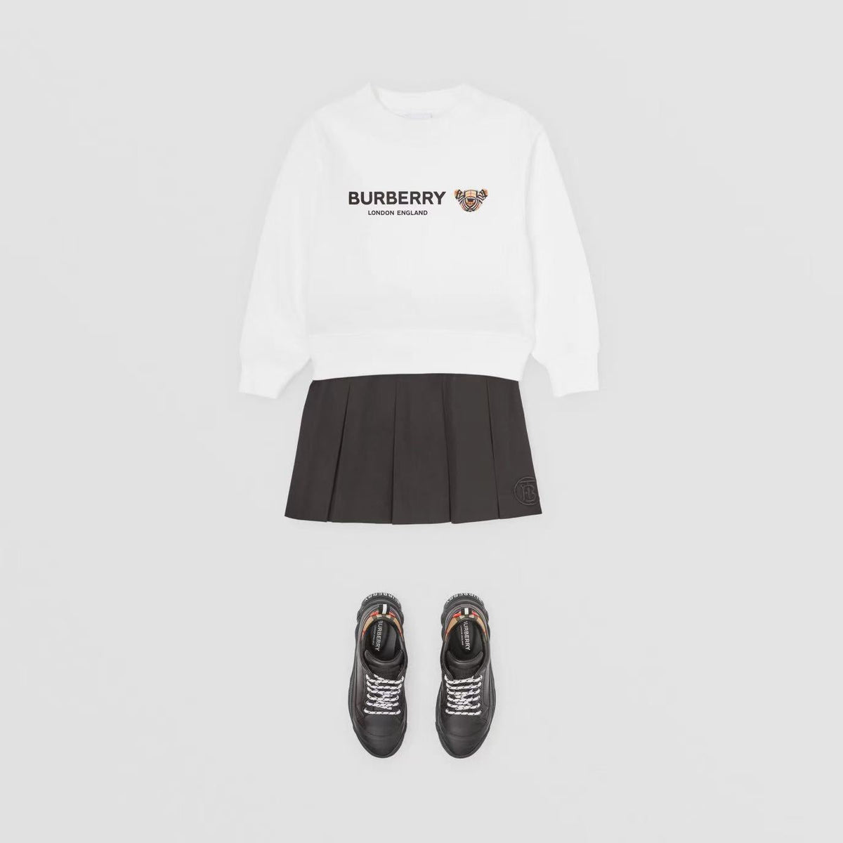 Burberry Kids Round Neck Sweatshirt – 2025AW
