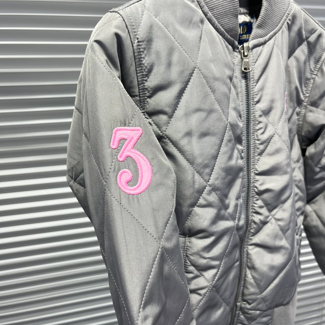 Ralph Lauren Embroidered Pony Puffer Jacket