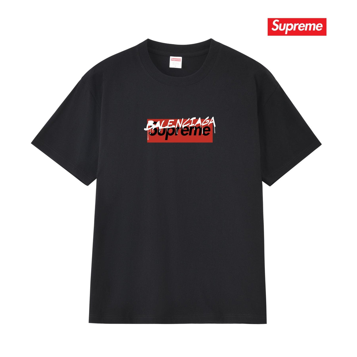 Supreme Balenciaga-Style Box Logo T-Shirt