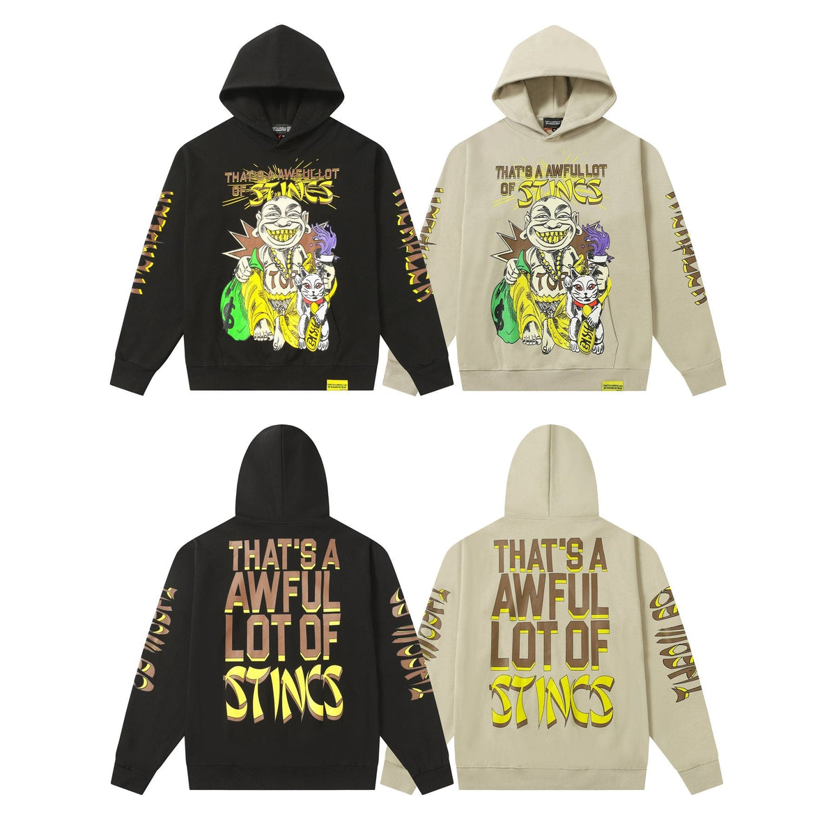 THAT'S A AWFUL LOT OF COUGH SYRUP Stings Character Graphic Hoodie