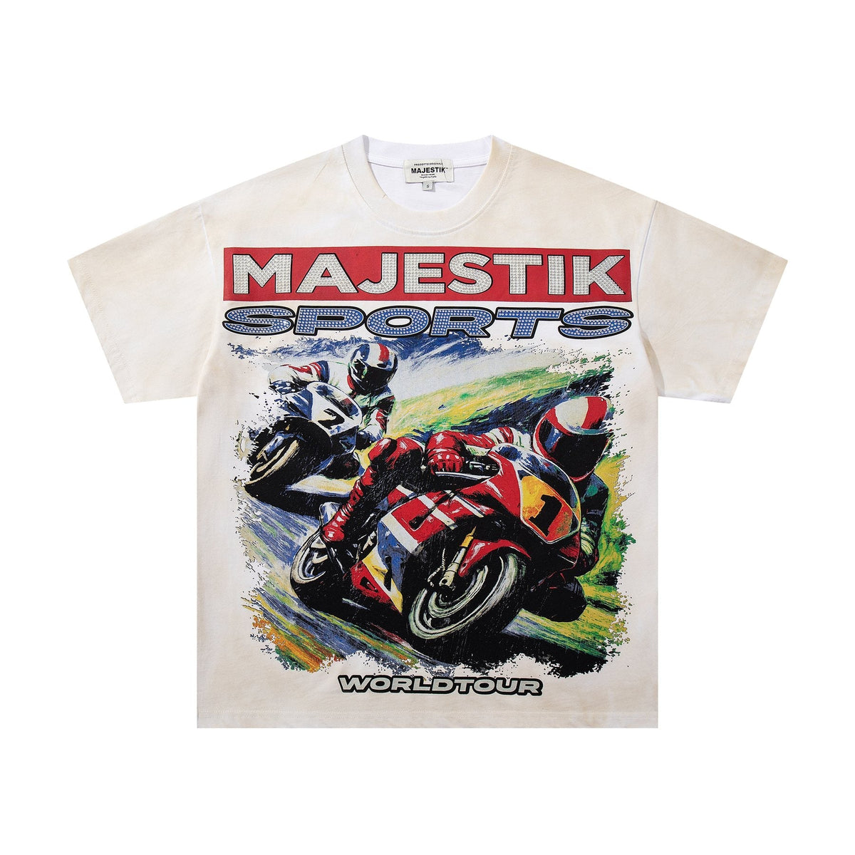 MAJESTIK Motorcycle World Tour Graphic T-Shirt