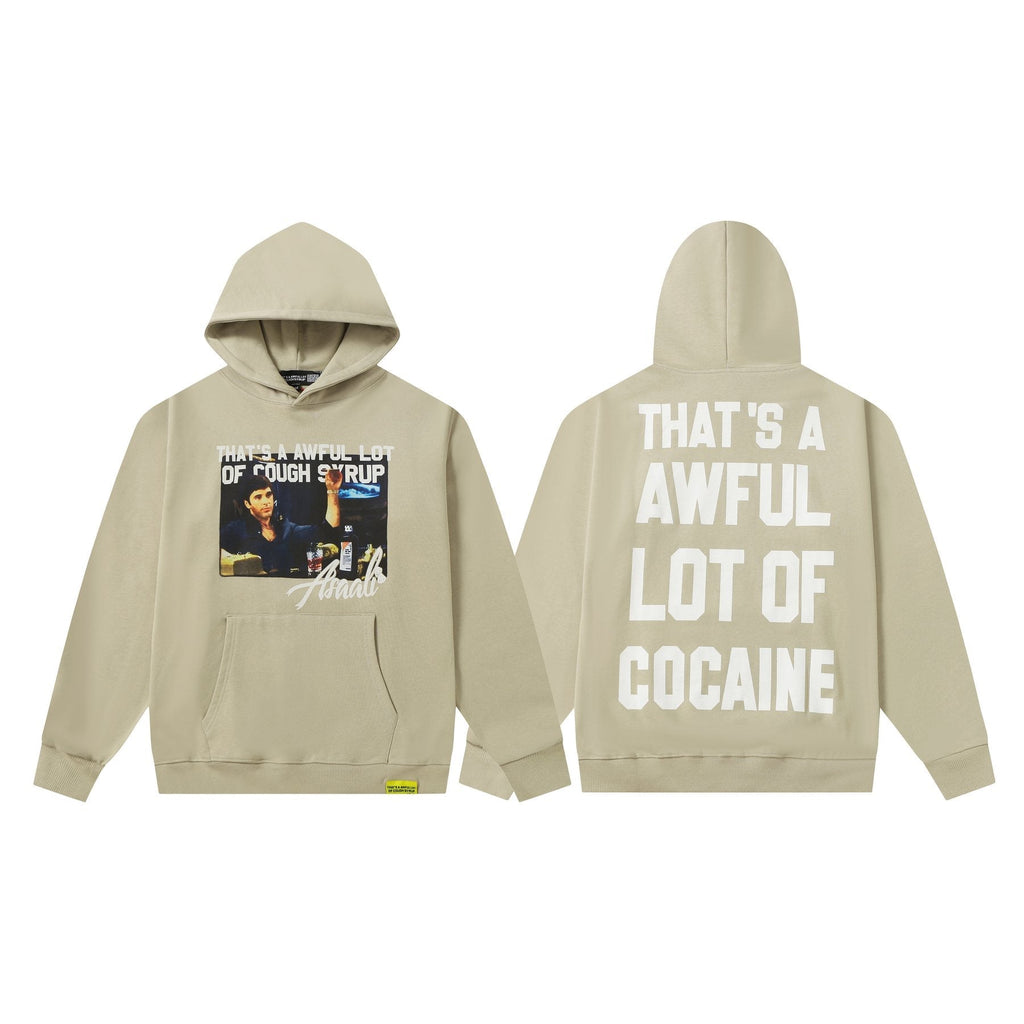 THAT'S A AWFUL LOT OF COUGH SYRUP Photo Graphic Pullover Hoodie