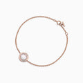 TIFFANY DIAMOND CIRCLE PINK GOLD BRACELET