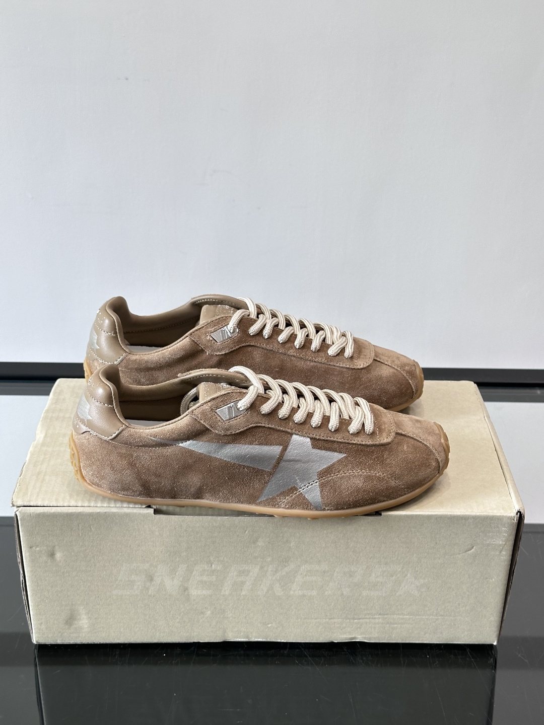 Golden Goose Brown Star Sneakers