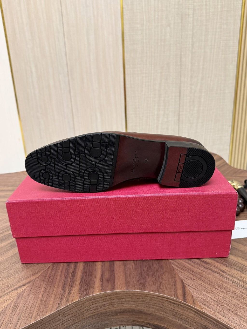 Salvatore Ferragamo Men's Brown Bit Loafers