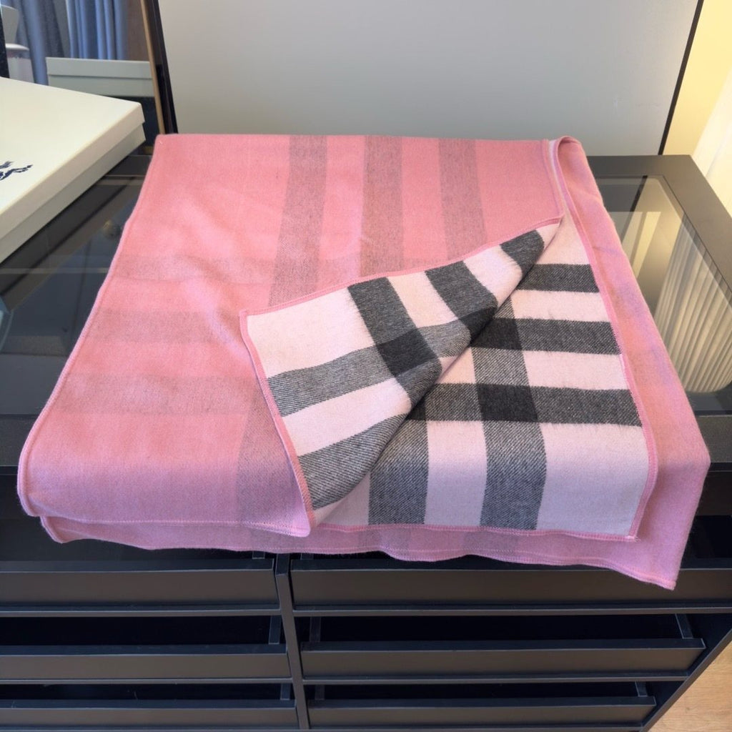 Burberry Reversible Plaid Cape Shawl