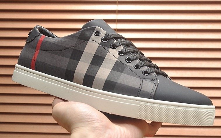 Burberry Black Check Sneakers