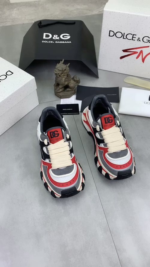 Dolce & Gabbana Men's Paneled Low-Top Sneakers