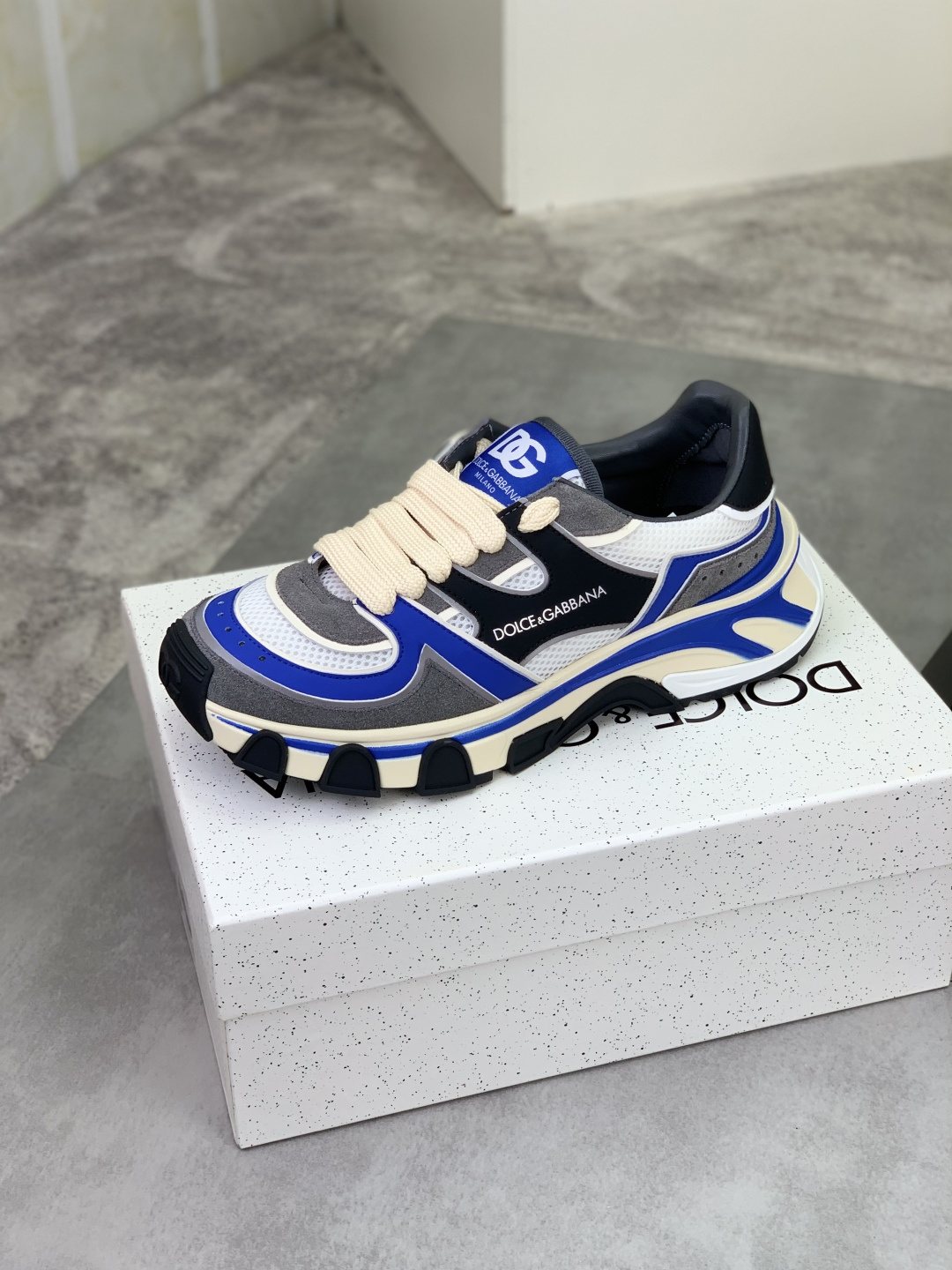 Dolce & Gabbana Men's Paneled Low-Top Sneakers