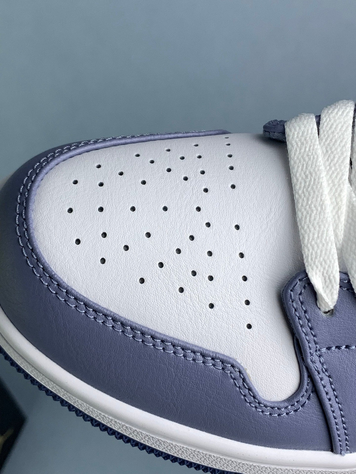 Air Jordan 1 Low Navy Blue 553558-414 Unisex Sneakers