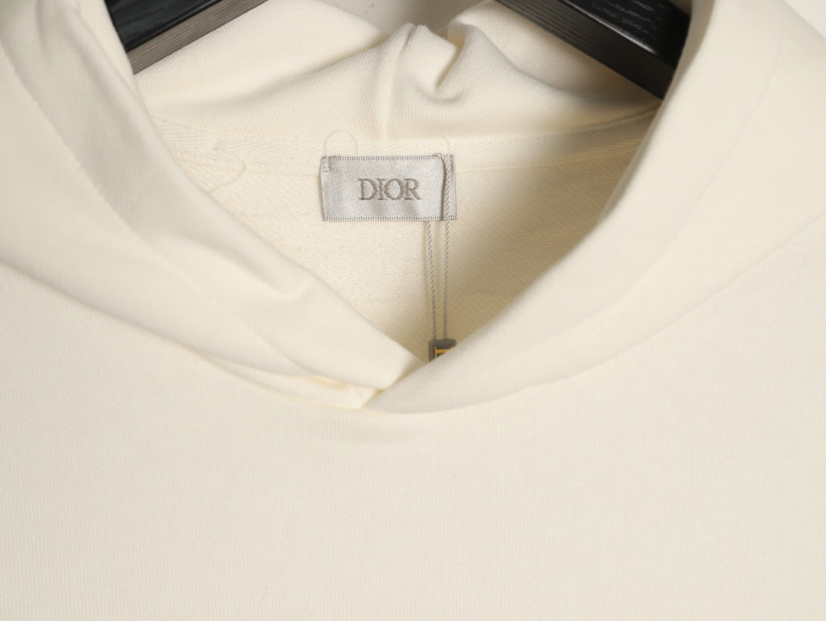 Dior “For My Real Friends” Slogan Hoodie - Cream