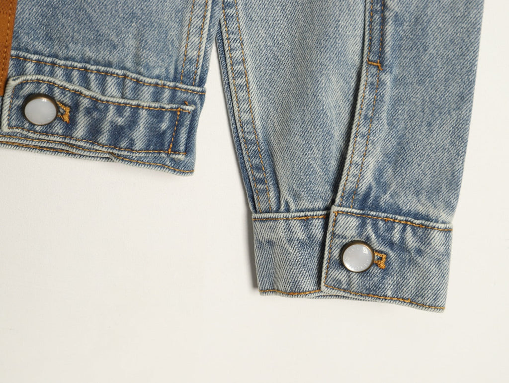 Louis Vuitton Truck-Detail Denim Jacket - Washed Gray